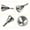 A, variant on Kna Deburring And Chamfering Tool Hard Alloy Chamfering Drill Hard Alloy Deburring Drill Bit 3 Corners 6 Slots Black