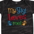 thumbnail image 4 of Inktastic My Gigi Loves Me Grandchild Boys or Girls Baby Bodysuit, 4 of 5
