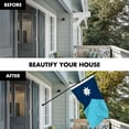 thumbnail image 3 of G128 Combo Pack: 6 Ft Tangle Free Aluminum Spinning Flagpole (Black) & Minnesota New Version MN State Flag | 3x5 Ft | LiteWeave Pro Series Printed 150D Polyester | Pole with Flag Included, 3 of 9