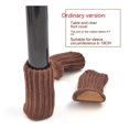 thumbnail image 1 of 20 protectores de calcetines para patas de silla de alta calidad, color marrón, no se caen fácilmente, fundas para patas de taburete de barra de alta elasticidad, almohadillas para muebles, 1 of 5