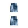thumbnail image 3 of Guardurnaity Ropa interior de hombre Bóxer tejido Pantalones cortos masculinos Transpirable Suavidad Lavable Ropa de dormir Pantalones de algodón Verde METRO 2piezas, 3 of 6