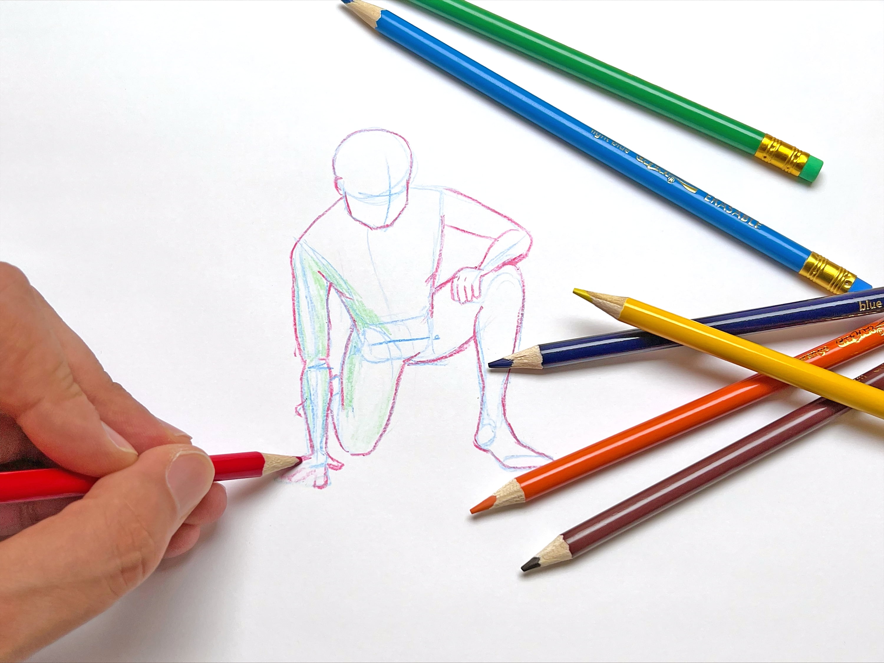 Cra-Z-Art® Colored Pencils, 12 Assorted Lead and Barrel Colors, 12/Set