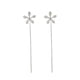 thumbnail image 3 of Pendientes colgantes Hugo aleación Perno de oreja duradero aretes colgantes con enhebrador, 3 of 7