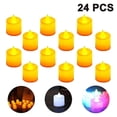 thumbnail image 1 of Luces de té LED YONGSHENG paquete de 24 velas votivas sin llama, 1 of 5