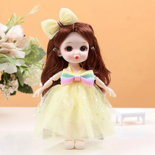 Muñeca Barbie de 13 articulaciones súper linda, juego de princesa de 17 cm, tendencia constante, juguete de regalo para niña