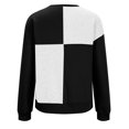 thumbnail image 3 of Oplxuo Womens Colorblock Sweatshirt Casual Long Sleeve Pullover Tops Loose Crewneck Fall Going Out T Shirts, 3 of 7