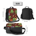 thumbnail image 2 of Lsque Frogs and Mushrooms Lunch Bag Lunch Box for Women Men Reusable Insulated Lunch Tote Bag,Leakproof Thermal Cooler Sack Food Handbags Case High Capacity, 2 of 9