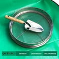 Soil sifter for gardening, 12 inch green soil sifter with 4 replaceable