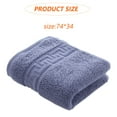 thumbnail image 2 of 2-pack terry towels, 34 x 74 cm, cotton, towel, bath towel, face towel, guest towel, shower towel, sauna towel - Green+Blue, 2 of 6