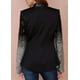 thumbnail image 4 of Nuevas mujeres Blazer Coat Sparkling Lentejuelas mangas largas Irregular Hem elegante Outwear Chaque Tomshoo L, 4 of 7