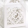thumbnail image 2 of 150pcs Heart Love Candy Gift Box With Ribbon Wedding Party Baby Shower Favor, 2 of 5