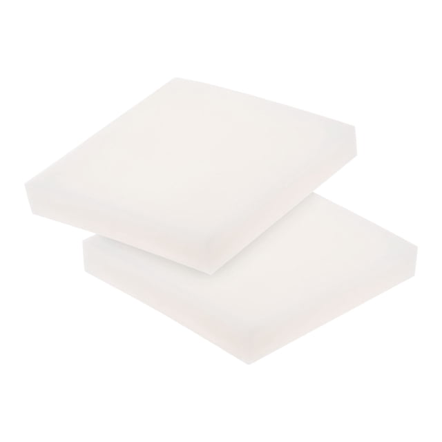 Unique Bargains Anti Vibration Pads 4' x 4' x 0.59' Isolation Pads for Washing Machine, Milky, 2 Pieces