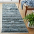 thumbnail image 2 of SAFAVIEH Vermont Zavanna Striped Runner Rug, Grey/Blue, 2'3" x 9', 2 of 8