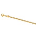 thumbnail image 5 of JewelStop 10K Yellow Gold 6mm Solid Royal Rope Chain with Diamond Cut Finish and Lobster Clasp - 20in, 5 of 7