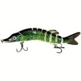 thumbnail image 5 of 2PC Fishing Lures Jigs, Full-Size Multi Jointed Swimbait, Slow Sinking Segmented Bass Fishing Lure, Swimming Fishing Lure Freshwater Saltwater, Perch Pike Walleye Striped Bass Lures, Fishing Bait Kit, 5 of 10