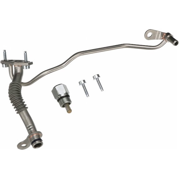 Left Turbocharger Oil Supply Line - Compatible with 2011 - 2015 Ford F-150 - Gates