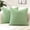 Sage, variant on 18×18 Inch Decorative Throw Pillow Cover Set, Soft Corduroy Fabric, Textured Solid Design, Comfortable Accent for Sofa Couch or Bed, Hidden Zipper Closure, 2 Pack