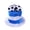 A, variant on Football Fan Flag Themed Party Hat for Game Watching and Cheering - Reusable Celebration Prop Cap for Sports Events in Color C