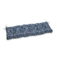 thumbnail image 5 of Pillow Perfect  Outdoor New Damask Marine Blown Bench Cushion 18 X 44 X 5, 5 of 5