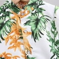 thumbnail image 6 of Baby Outfits 2 Piece Outfits Hawaii Shorts Sets Button Down Short Sleeve Shirt Shorts Baby Boy Clothes White 6 Months-12 Months, 6 of 7