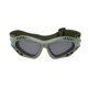 thumbnail image 4 of Gafas de seguridad resistentes a impactos para tiro, aventuras al aire libre y equitación: gafas de seguridad de malla de alta resistencia de color verde militar, 4 of 8