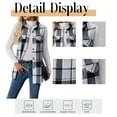 thumbnail image 6 of Cuteduck Womens Sleeveless Plaid Vest Wool Blazer Jackets Cardigan Outerwear Fall Winter Tops, 6 of 10