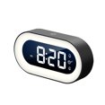 thumbnail image 1 of Bearachild Despertador digital LED Despertador electrónico Dormir Snooze Tiempo Relojes Inalámbrico USB Decorativo Sala de estar Relojes de PVC Decoración del hogar Negro, 1 of 6