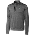 thumbnail image 2 of Men's Cutter & Buck Steel Portland State Vikings Heathered Vault Stealth Quarter-Zip Pullover Top, 2 of 3
