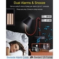 thumbnail image 3 of Despertador AFK Digital con altavoz Bluetooth para dormitorio, 3 of 6