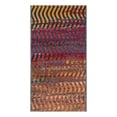 thumbnail image 2 of Unique Loom Outdoor Modern Collection Area Rug - Wavy (2' x 3' 11" Runner Multi/Beige), 2 of 11