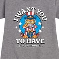 thumbnail image 3 of Garfield - Want You To Have A Happy Fourth  - Toddler & Youth Girls Fleece Dress, 3 of 5