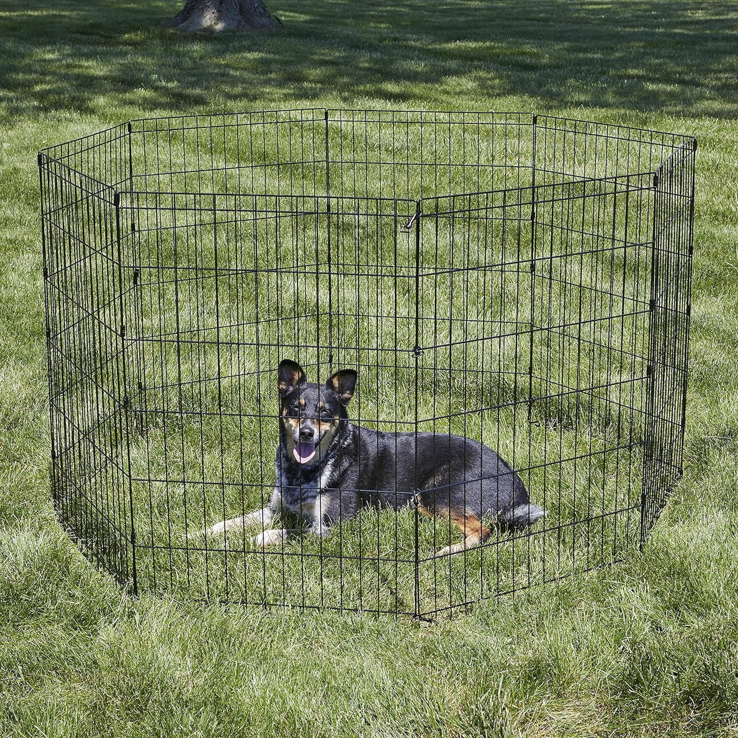 Midwest New World Exercise Pen Black 36"