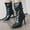 Green, variant on Bnwani Women Boots Footwear Fall Winter Pointed High-Heel High Knight Boot Black Size 4.5