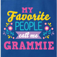 thumbnail image 3 of Inktastic My Favorite People Call Me Grammie with Flowers Tote Bag, 3 of 3