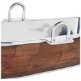 thumbnail image 5 of Godinger 90891 Wood Lined Boat Bowl with Salad Server, 5 of 5
