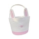 thumbnail image 5 of Cesta de regalo de Pascua, cesta de almacenamiento con asa y orejas de conejo, creativa y adorable. Rosa, 5 of 9