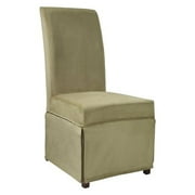 Angle View: Powell Classic Seating Velvet Long Dining Room Chair Cover