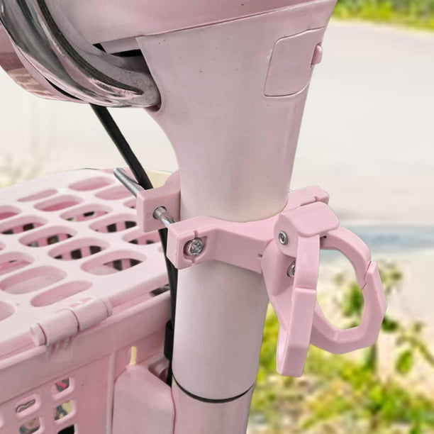 Gancho para motocicleta, ganchos multifuncionales, piezas de repuesto, fácil de instalar, compacto y resistente, gancho para casco, para colgar para Rosa