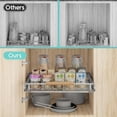 thumbnail image 4 of Expandable Pull Out Cabinet Organizer Slide Out Drawers for Kitchen Cabinets .~.&#W x .&#&#D Pull Out Drawers for Kitchen Cabinets, 4 of 9