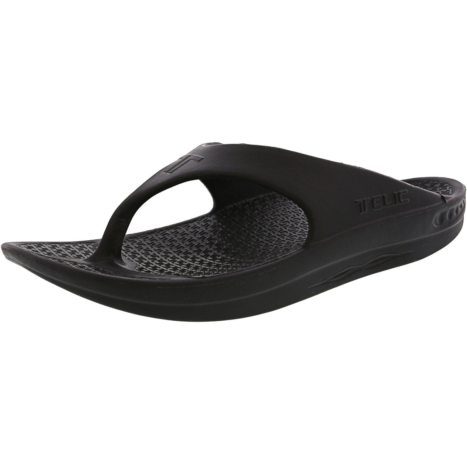 Telic Telic Men's Flip Flop Black SlipOn Shoes 12M