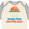thumbnail image 4 of Inktastic Daddys Little Basketball Buddy Boys Long Sleeve Baby Bodysuit, 4 of 5