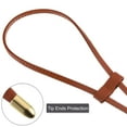 thumbnail image 4 of Unique Bargains 85.5cm/33.7' PU Leather Drawstring Pull String Purse Strap for Bucket Bag, Brown, 4 of 5