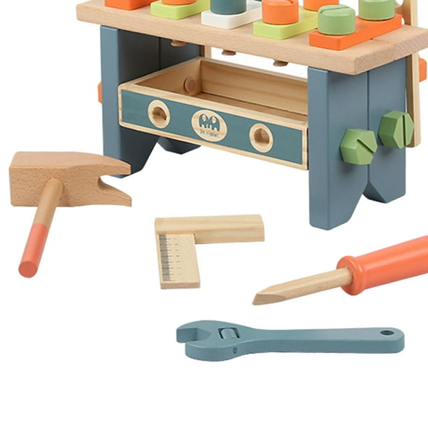 Outil d'établi pour enfants Établi en bois avec ensemble d'outils