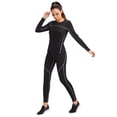 thumbnail image 4 of Traje de yoga de terciopelo para mujer, otoño e invierno, pantalones cálidos de manga larga, fitness, dos piezas, 02514+02323, 4 of 5