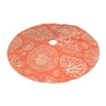 thumbnail image 2 of Bingfone Christmas Tree Skirt Mat Christmas Decoration Interior 48"-He Marine Theme With Beautiful Corals, 2 of 8