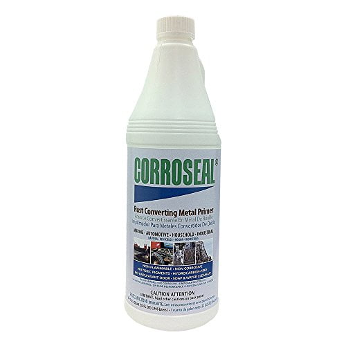 Water-Based Rust Converter w/ Easy to apply - brush, roll or spray by  Corroseal - Walmart.com - Walmart.com