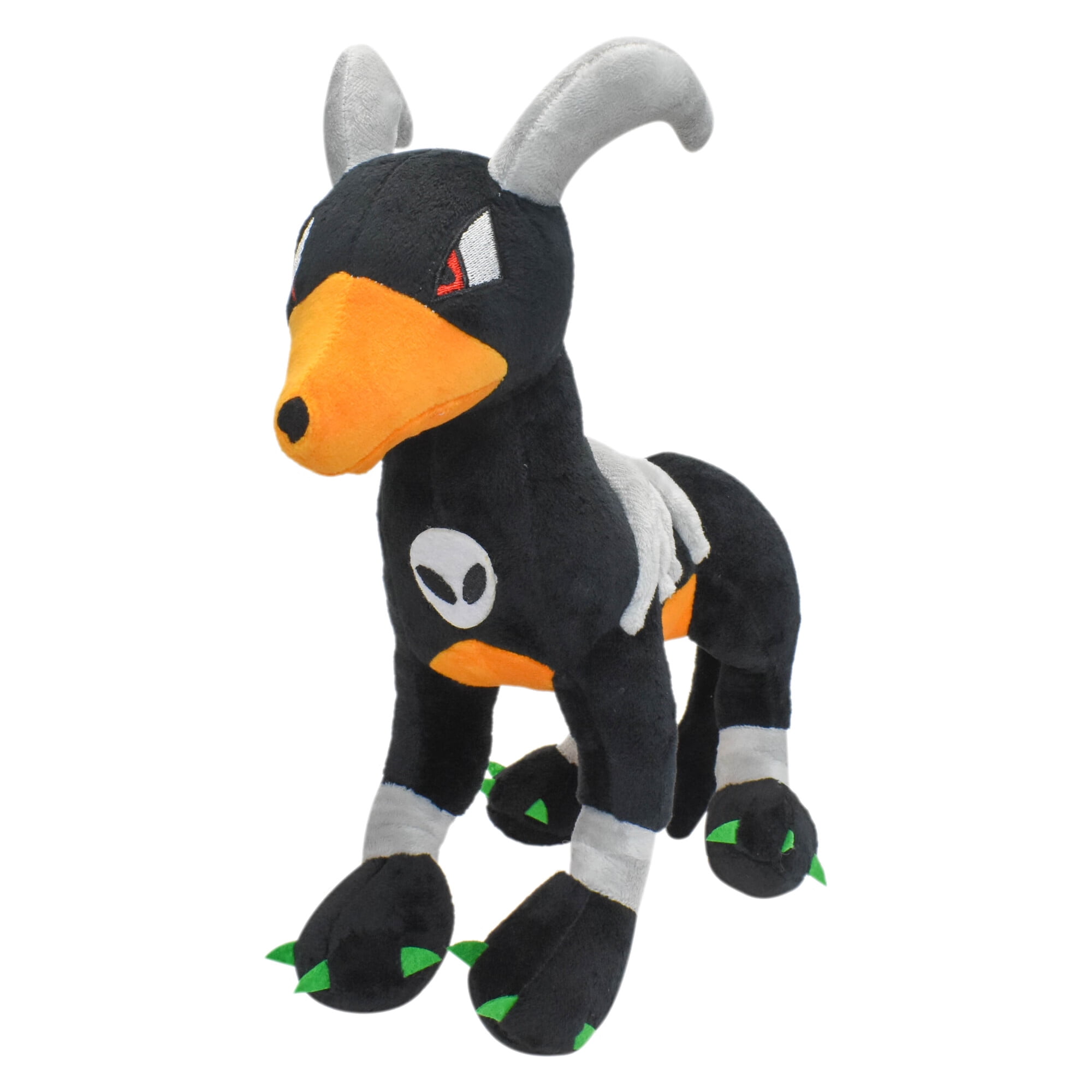Piusho P-okemon Plush Toy 12' Houndoom Stuffed Animal, Collectible Plushies for Boys Girls Gift