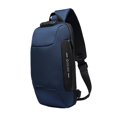 thumbnail image 1 of USB para hombre, bolsa de pecho informal, bandolera para de noche, impermeable capacidad - Azul Sunnimix paquete de hombres honda, 1 of 8