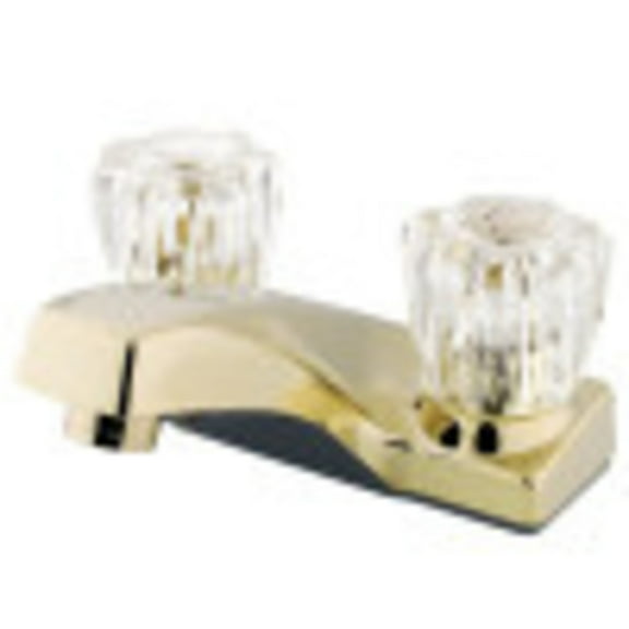 Kingston Brass KB102LP 4 in. Centerset Bathroom Faucet, Polished Brass