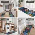 thumbnail image 5 of Pioneer Flower Floral Print Pattern Kitchen Rugs Sets Of 3,Kitchen Runner Rugs Non Skid Washable,Decorative Kitchen Floor Mats for Kitchen,Sink,Laundry,17"x30"+ 17"x47" + 17"x59", 5 of 6